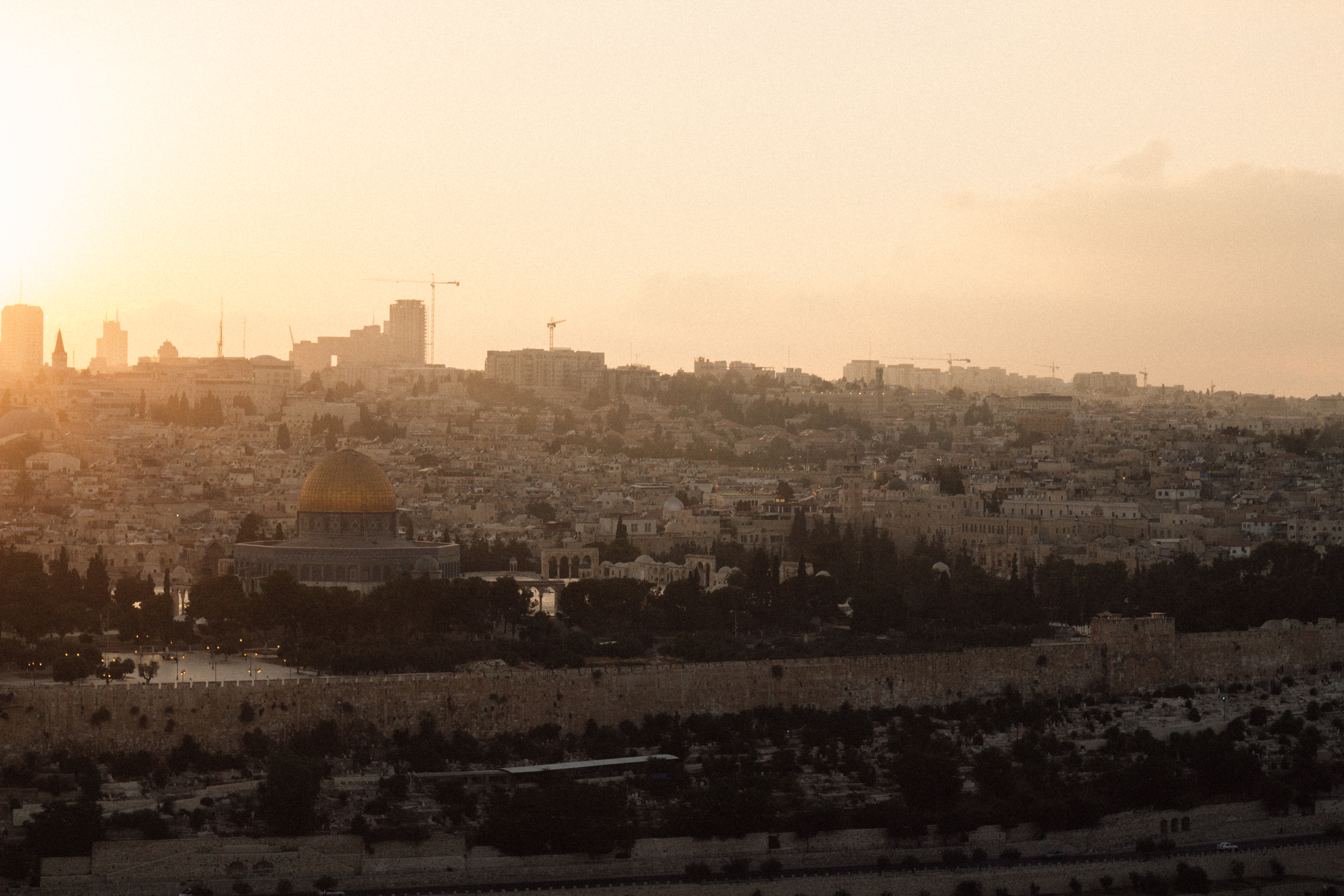 Jerusalem, the city that glows.