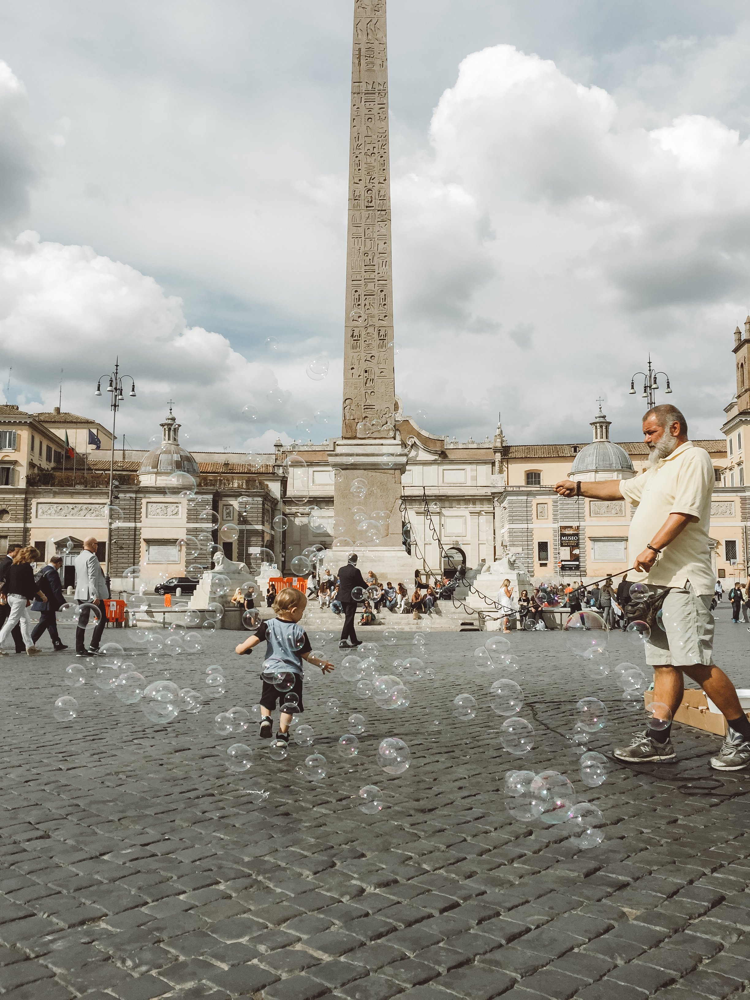 Piazza de Popolo, Rome, Italy